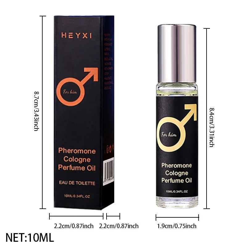 Alcohol-Free Roll-On Perfume for Women, Floral Scent, Portable