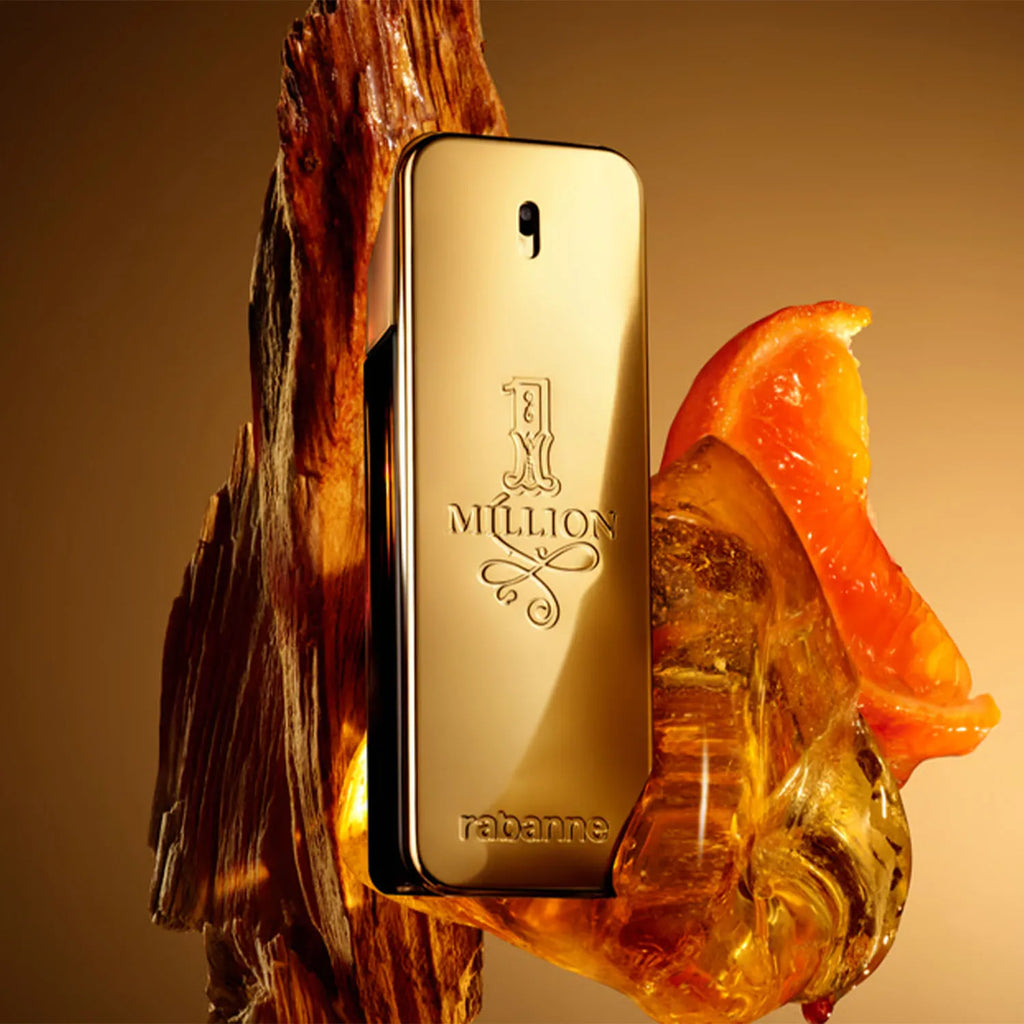 Rabanne 1 Million Eau de Toilette - Long Lasting Designer Fragrance for Men with Mandarin, Cinnamon & Amber - Luxury Men's Perfume Spray