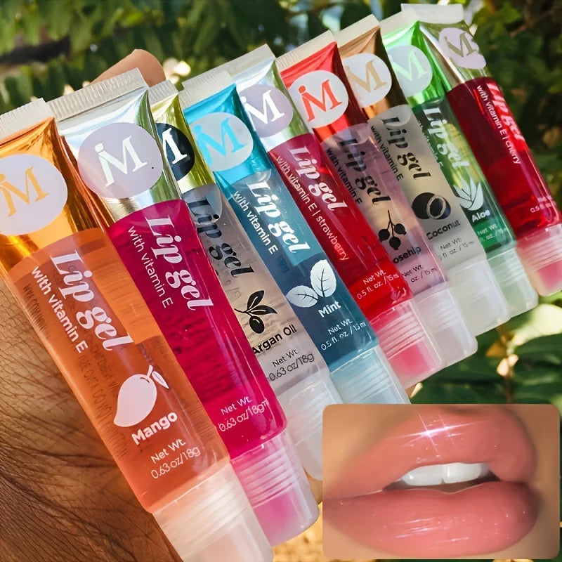 Moisturizing Lip Gloss Set - 6-Piece Plumping Lip Oil Collection