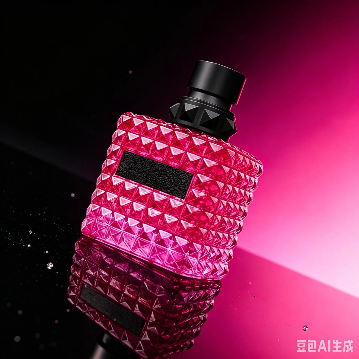 Donna Born in Roma Extradose Parfum 3.4 Fl Oz 100ml, Intense Floral Fruity Gourmand Bold Feminine Luxury Women's Perfume with Wild Raspberry Jasmine Vanilla Patchouli Musk, Extra Long Lasting Deep Scent for Night Out Party Da