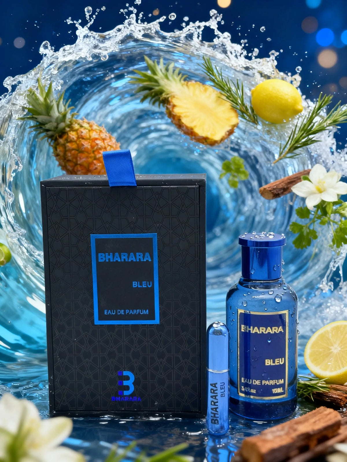 Bharara Bleu Pour Homme Eau De Parfum for Men 100ml
