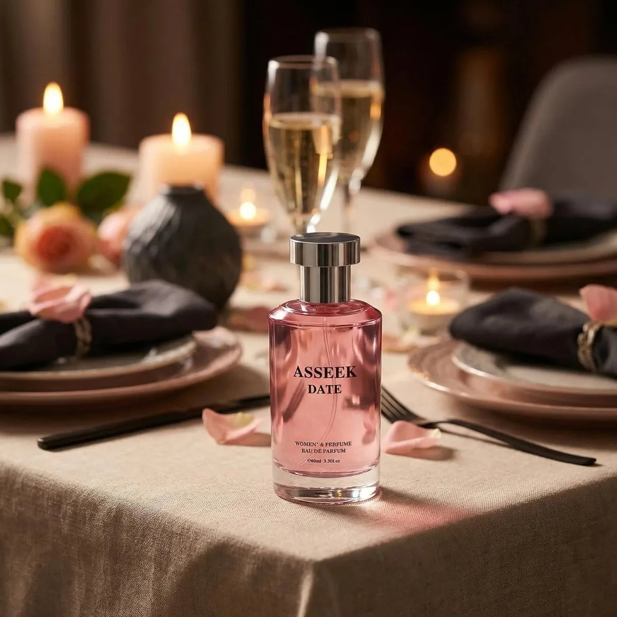 Asseek Date Eau De Parfum Women Perfume Fruity Floral Scent 80ml 2.82 FL OZ Long Lasting Fragrance Spray For Female