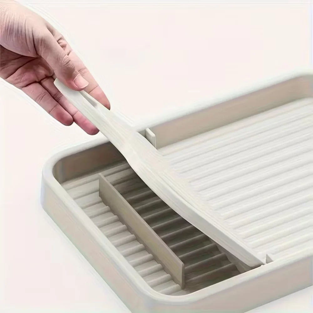 Estante de Cucharas para Encimera de Cocina - Estante para Tapas de Olla y Cucharas - Pequeñas Herramientas Multiusos para Mantener la Encimera Limpia - Estante de Silicona