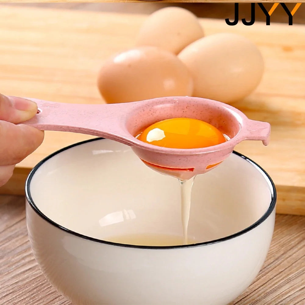 JJYY Separador de clara de huevo para cocina DIY Soporte colador Divisor divertido Stonego Utensilio de cocina Accesorios para hornear