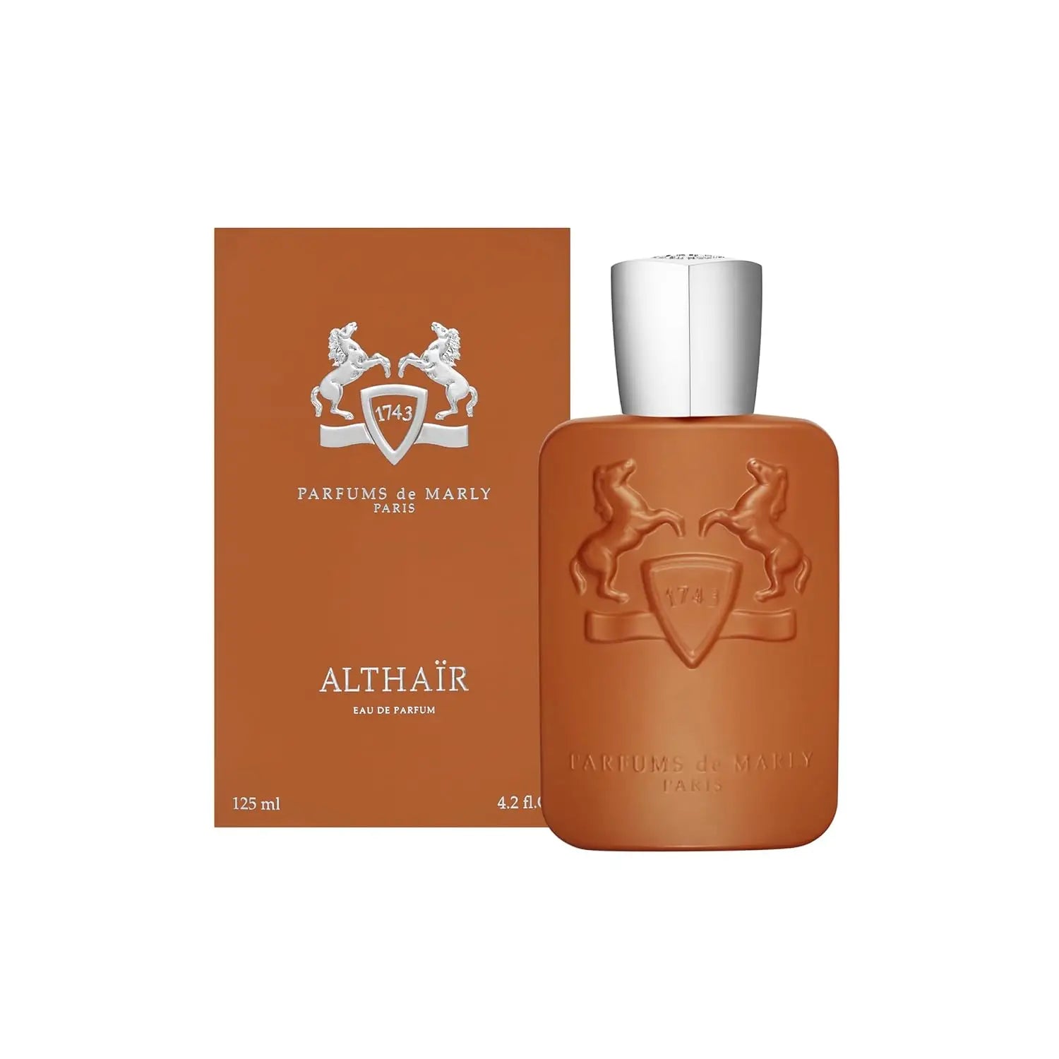 Parfums de Marly Althaïr Eau de Parfum Spray for Men – Warm Oriental Vanilla & Spicy Amber Scent, Cinnamon, Tonka Bean & Vanilla, Long-Lasting Luxury Fragrance, Perfect Gift, 4.2 fl oz / 125 ml