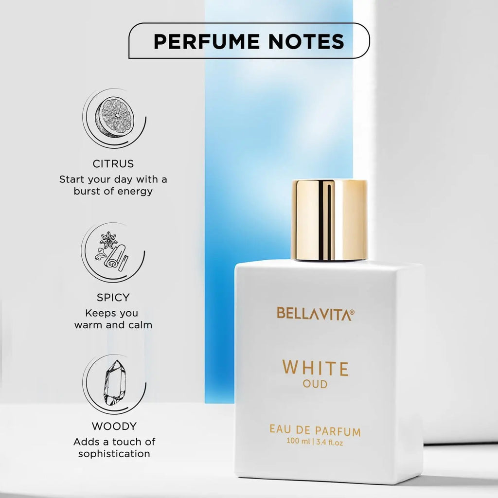 Luxury White Oud Unisex Perfume – Long-Lasting Vanilla & Oud Fragrance (3.48 Fl. Oz.) Oz) |   Ifra Certified Pheromone Body Mist Cologne for Men & Women