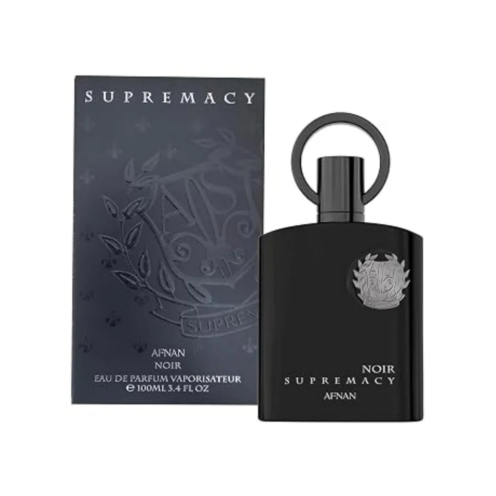 Afnan Supremacy Noir Eau De Parfum for Men, 3.4 Fl. Oz