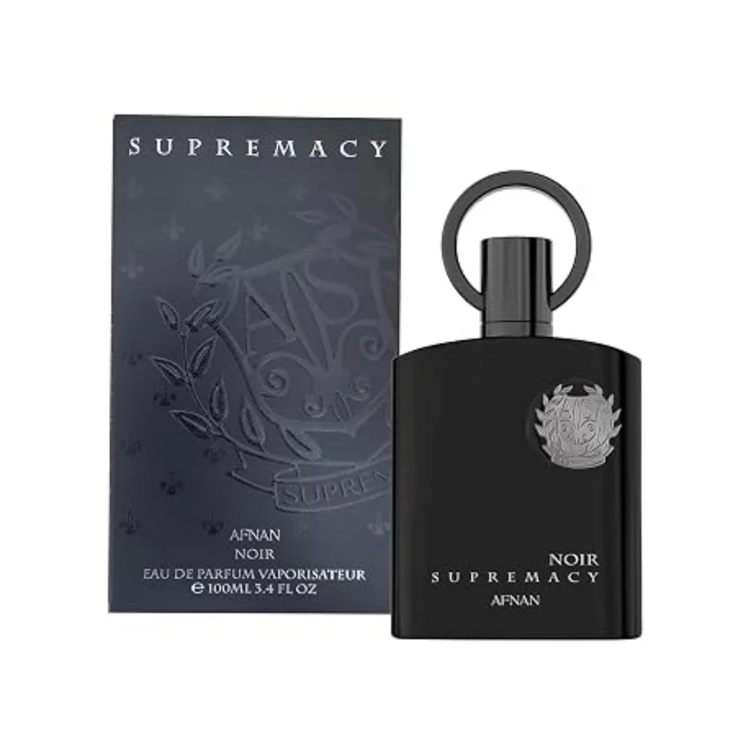Afnan Supremacy Noir Eau De Parfum for Men, 3.4 Fl. Oz