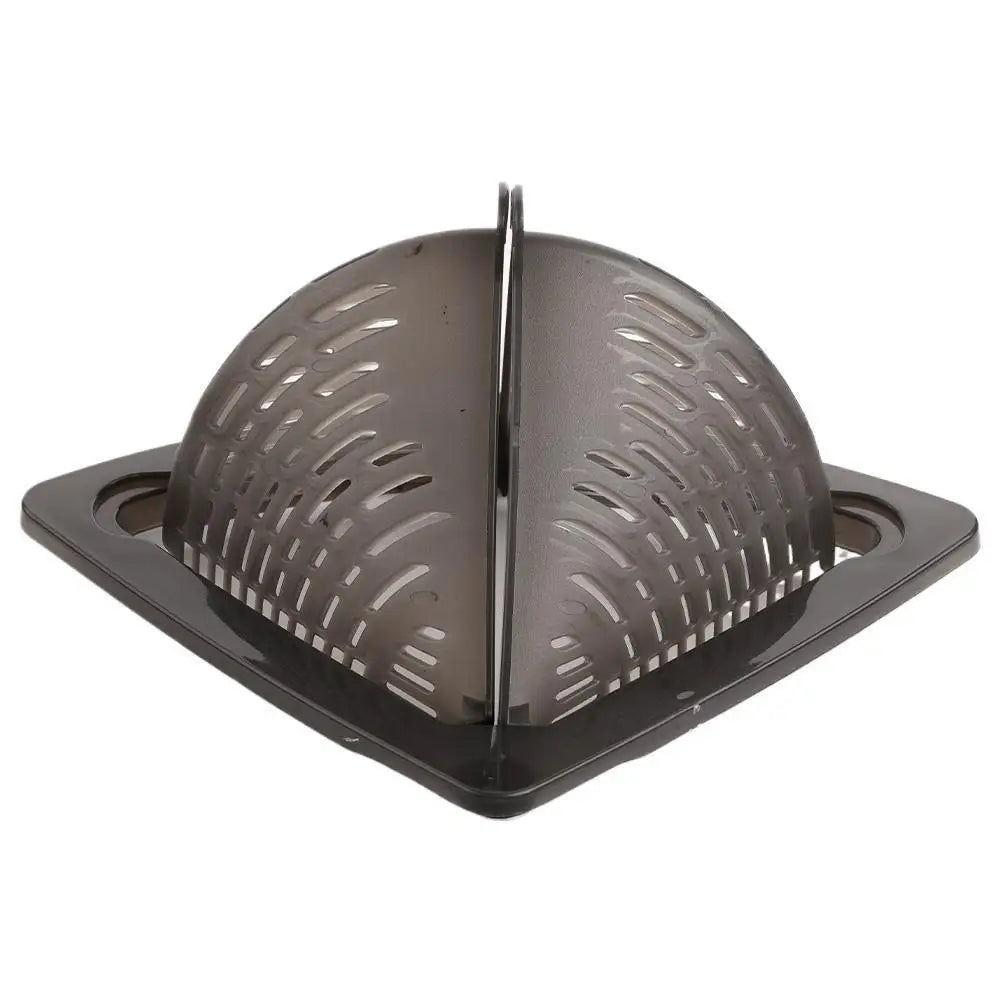 Estante filtrador de fregadero de cocina, cesta de drenaje magnética triangular, recogedor de basura colgante, colador de residuos de alimentos, herramienta para escurrir frutas y verduras.