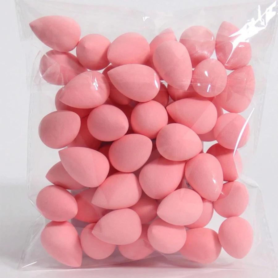 20Pcs Mini Finger Puff Beauty Cosmetic Foundation Cosmetic Sponge Makeup Blender Suitable For Cream & Powder Concealer