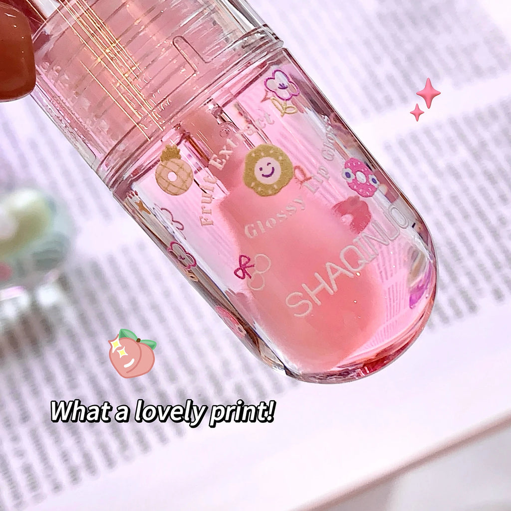 Hydrating Lip Plumping Gloss Oil - Moisturizing Serum for Smooth Fine Lines, Lustrous Liquid Lip Enhancer