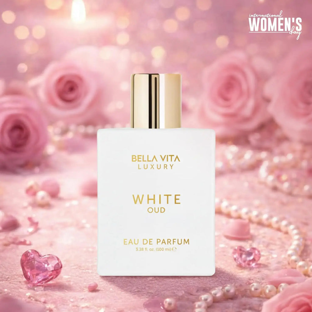 Luxury White Oud Unisex Perfume – Long-Lasting Vanilla & Oud Fragrance (3.48 Fl. Oz.) Oz) |   Ifra Certified Pheromone Body Mist Cologne for Men & Women
