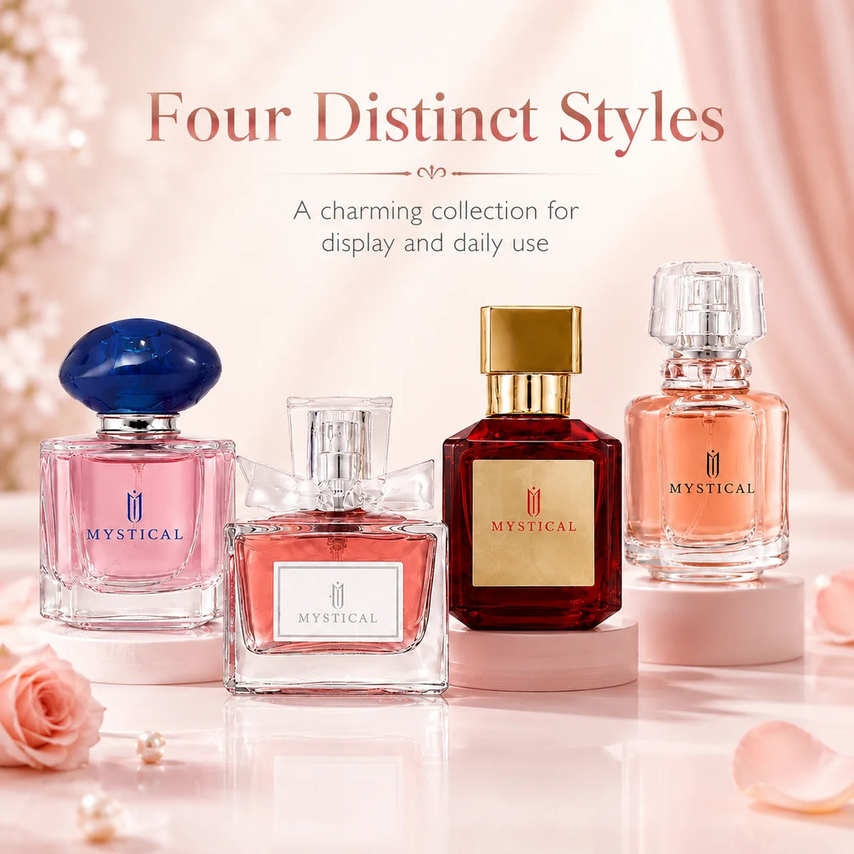 4-Piece Floral Eau De Parfum Fragrance Set - 120ml