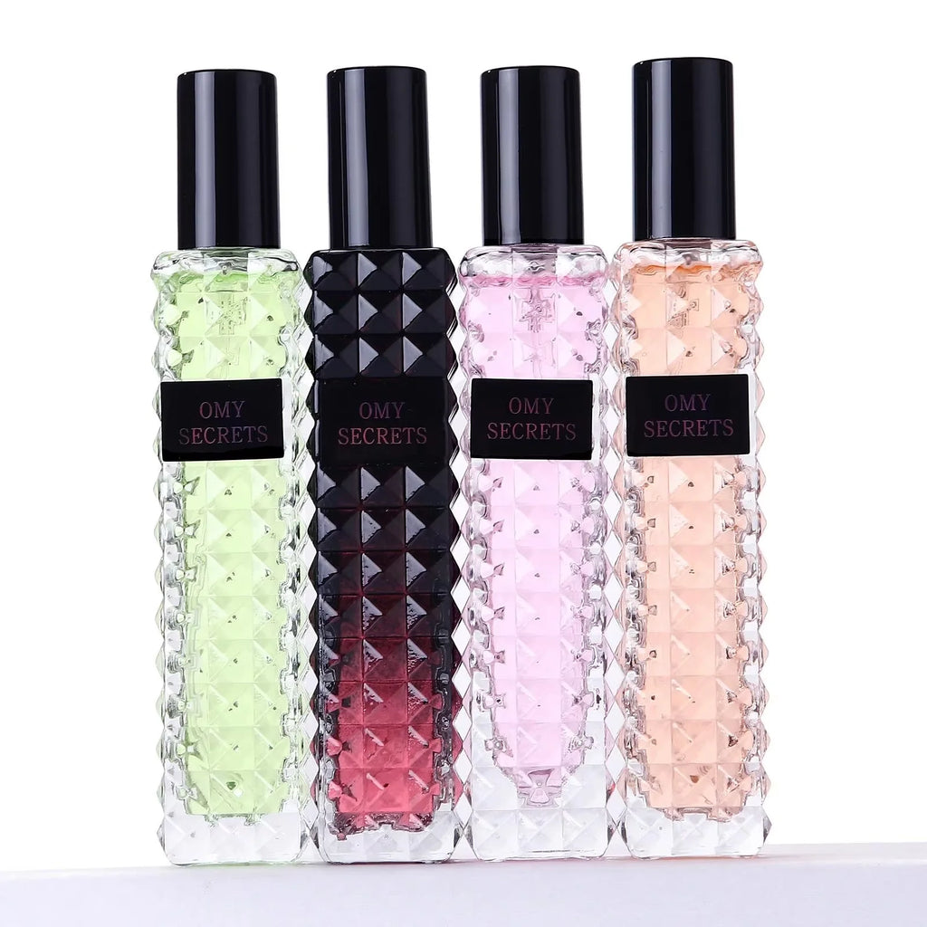 Womens 4 Perfume Set Long Lasting Gift Box Festival Date Valentines Scents Eau De Parfum Eau De Parfume