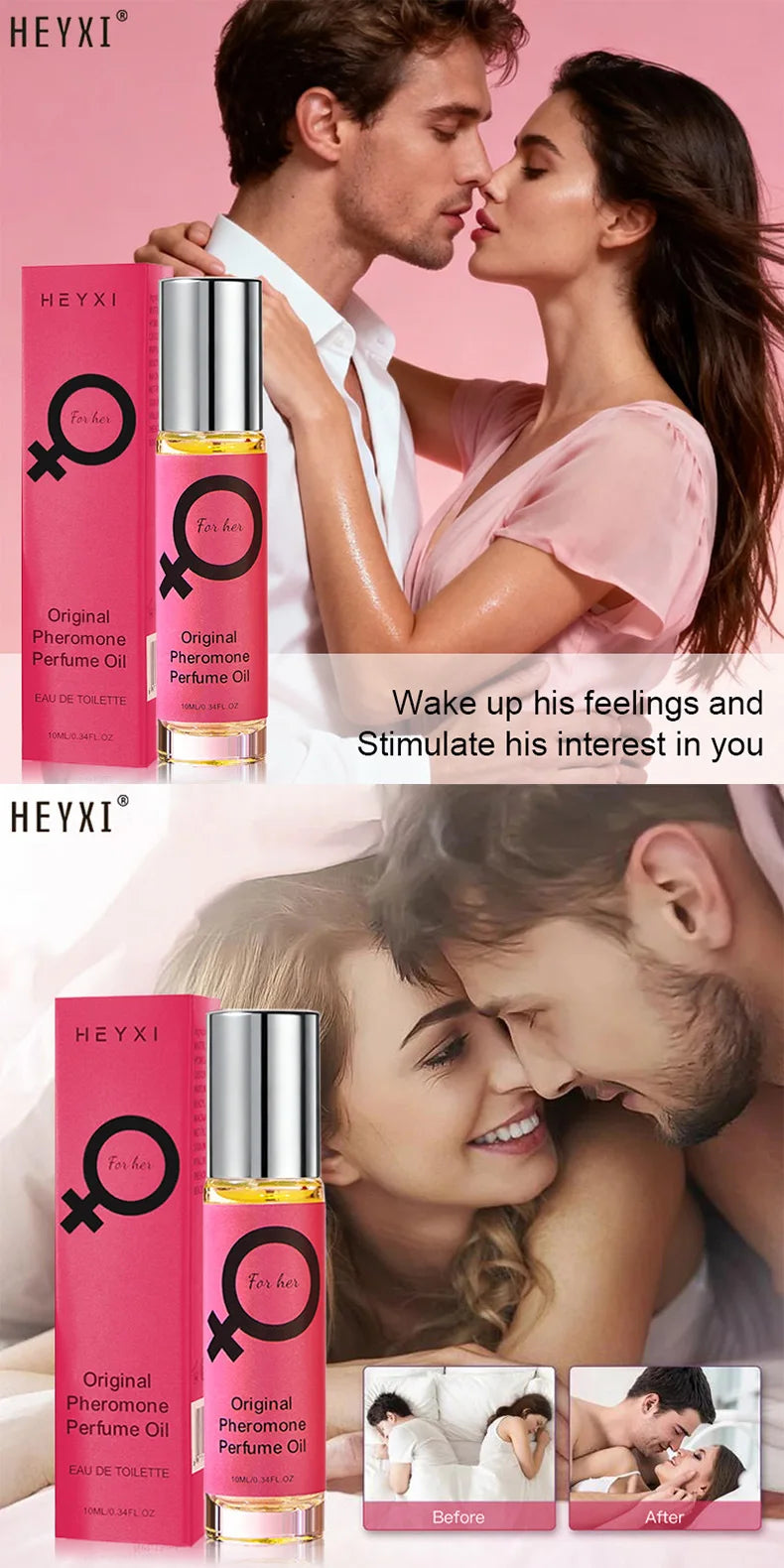 Alcohol-Free Roll-On Perfume for Women Natural Floral Scent Long-Lasting Mild Fragrance Portable and Elegant Daily Body Perfume