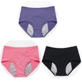 3pcs/Set Menstrual Period Panties Proof Briefs High Waist Warm Female Women Sexy Pants Leak Proof Incontinence Underwear wt02