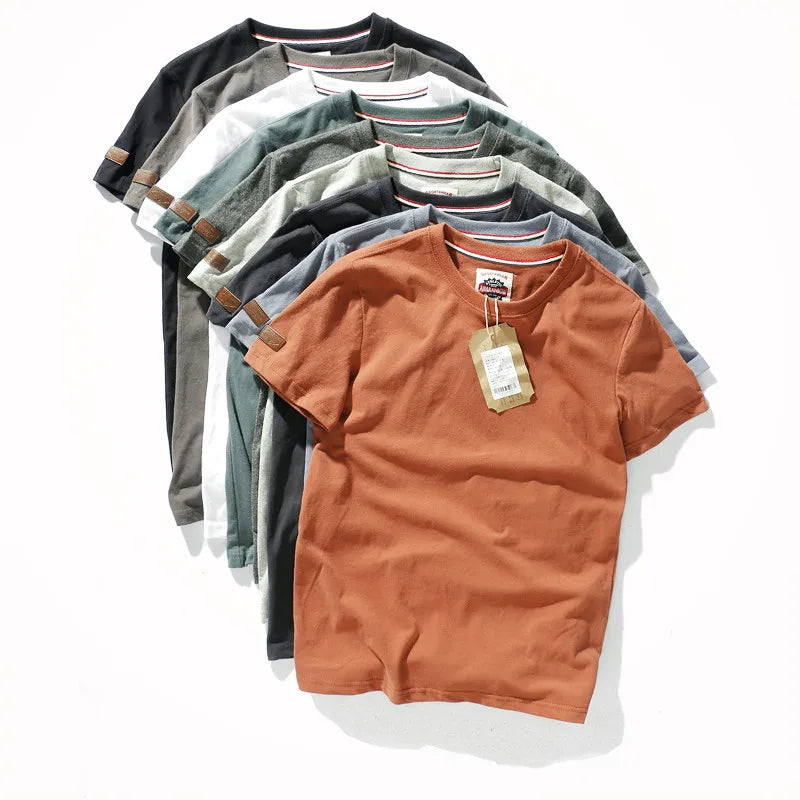 2025 New Arrival Short Sleeve European and American Men's T-shirt Plus Size High Quality Tops Tee for Promotion Wholesale T Sale