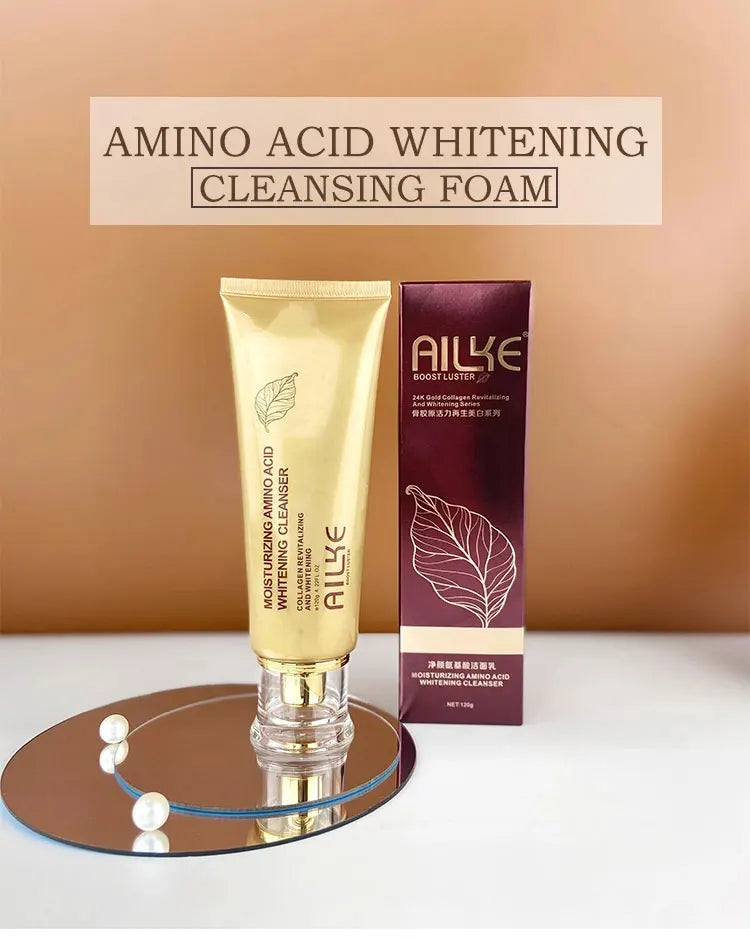 AILKE 24K Gold Collagen Whitening Skin Care Set - Anti-Aging