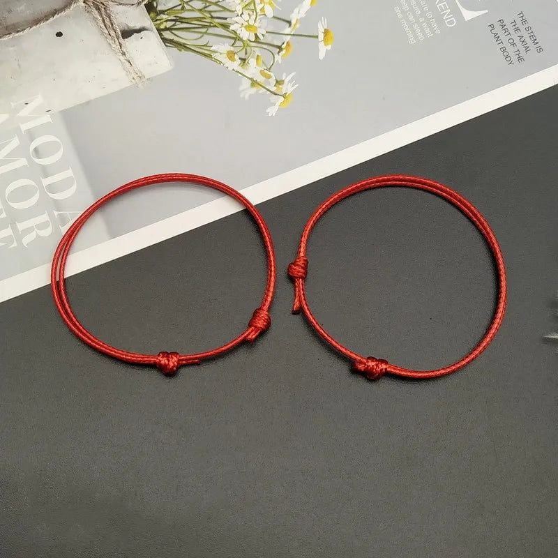 2 Pcs/Lot Cross Couple Bracelet New Fashion White Black Color Charm Bracelet For Friend Lover Handmade Trendy Jewelry