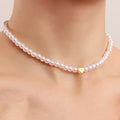 Ywzixln 2021 Trend Elegant Jewelry Wedding Big Pearl Necklace For Women'S Fashion White Imitation Pearl Choker Necklace N0179