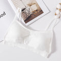 Women's Crop Top Ribbed Tube Top U-Back Comfort Bra Streetwear Camis Sexy Lingerie Seamless Underwear Sports Tank Bralette M-XL
