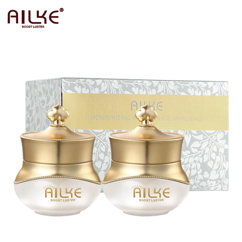 AILKE Anti-Wrinkles Whitening Skin Care Face Cream, With Collagen, Rose, Moisturizing, Brightening, Women Facial Korean Cosmetic