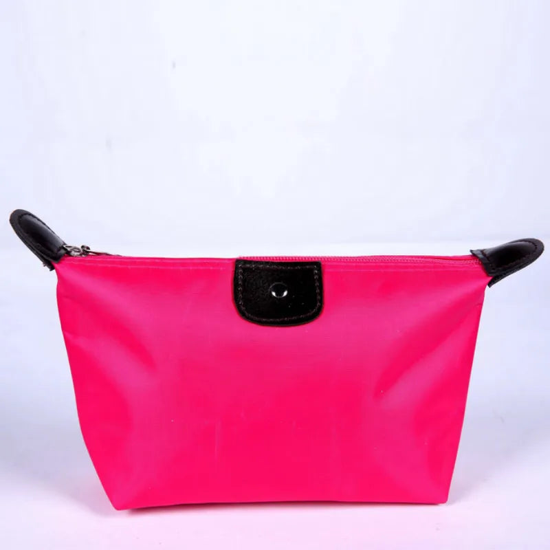 Womens Cosmetic Bag Waterproof Colorful Dumpling Style Travel Organizer Portable Tote For Women