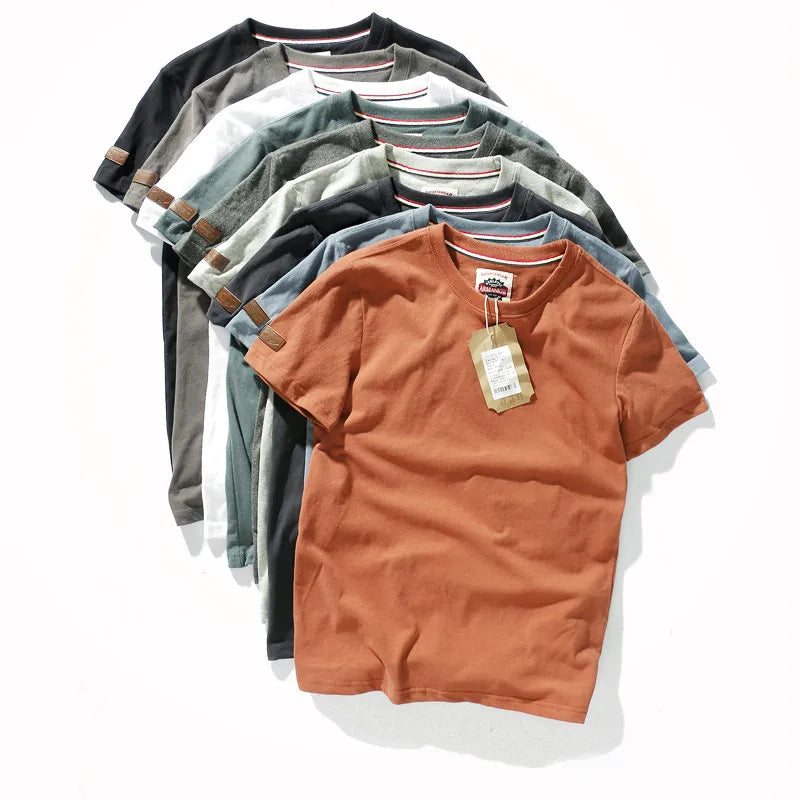 2025 New Arrival Short Sleeve European and American Men's T-shirt Plus Size High Quality Tops Tee for Promotion Wholesale T Sale