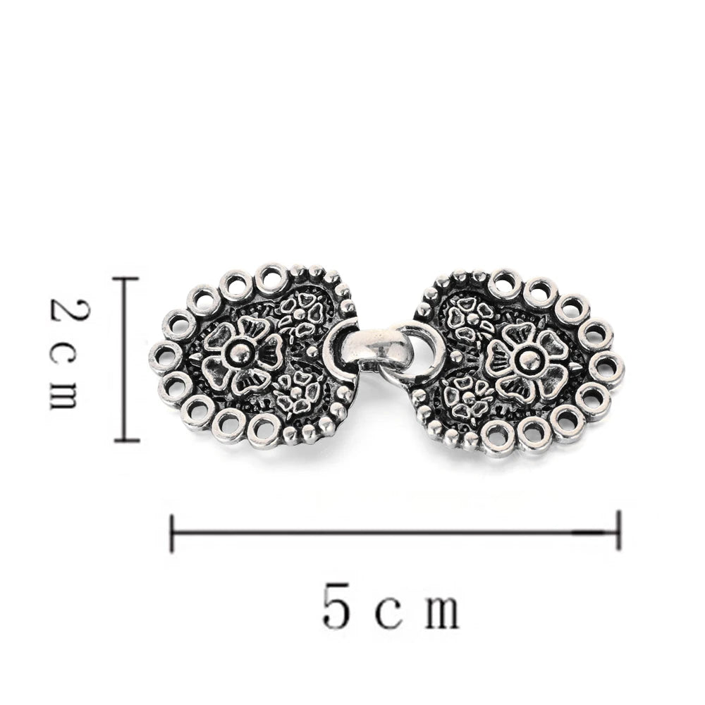 1 Pc Retro Metal Button Sweater Cardigan Clip Sewing Craft Duck Clip Pin Sweater Scarf Clasp Connection Buckle Accessory