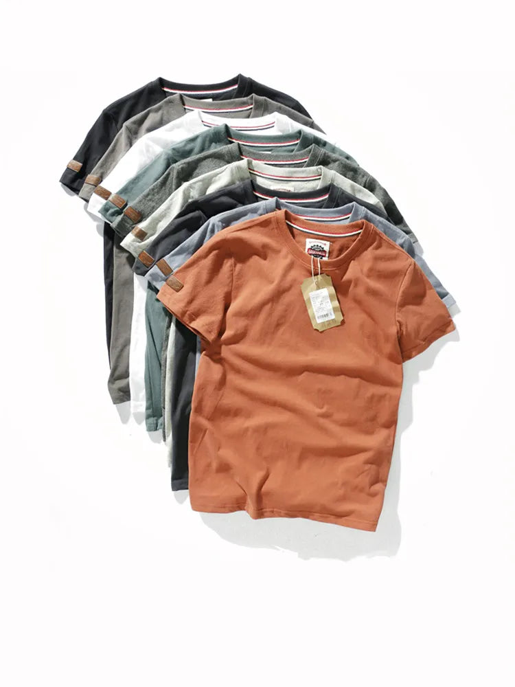 2025 New Arrival Short Sleeve European and American Men's T-shirt Plus Size High Quality Tops Tee for Promotion Wholesale T Sale