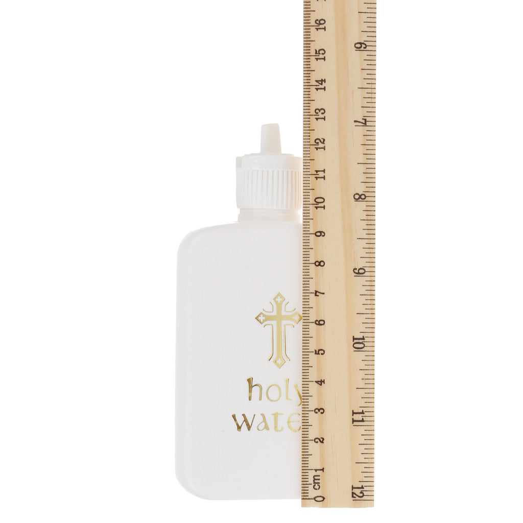100ml Easter Holy Water Church Jesus Bottle With Gold Blocking Logo Holy Bible Christian Cross Plastic Decoration Water Bottle