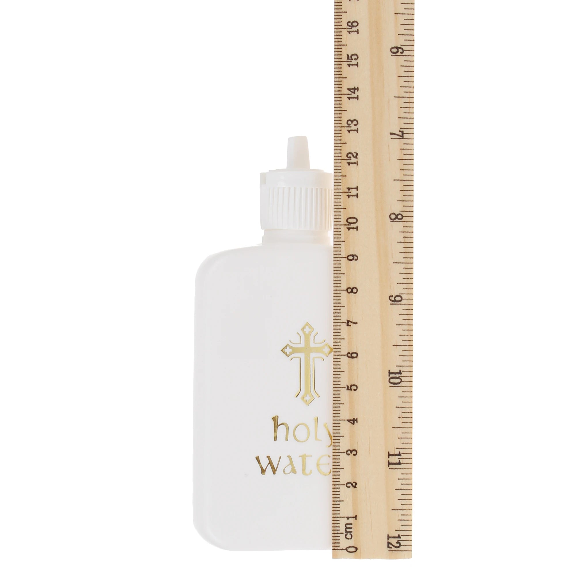 100ml Easter Holy Water Church Jesus Bottle With Gold Blocking Logo Holy Bible Christian Cross Plastic Decoration Water Bottle