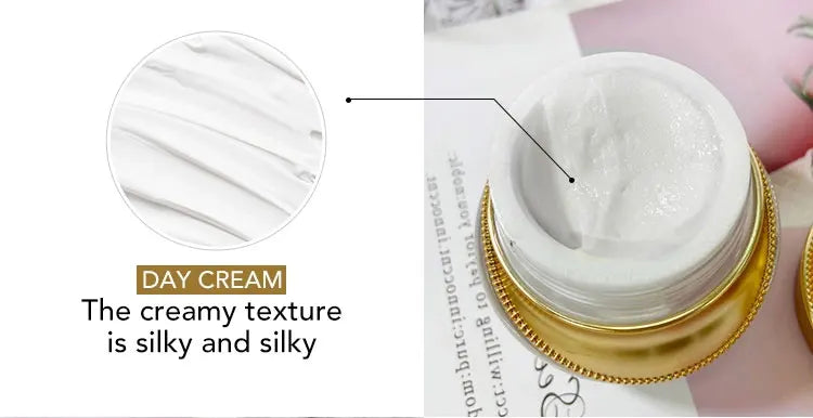 AILKE Anti-Wrinkles Whitening Skin Care Face Cream, With Collagen, Rose, Moisturizing, Brightening, Women Facial Korean Cosmetic