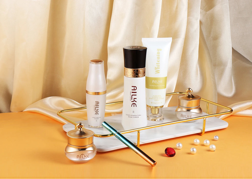 AILKE Anti-Wrinkles Whitening Skin Care Face Cream, With Collagen, Rose, Moisturizing, Brightening, Women Facial Korean Cosmetic