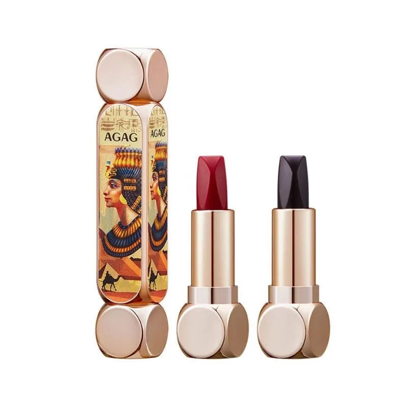 NEW Cosmetic Makeup Set Air Cushion Finishing Powder Face Powder Pearly Lustre Eyeliner Non-Stick Cup 3 Colors Lipstick Kit