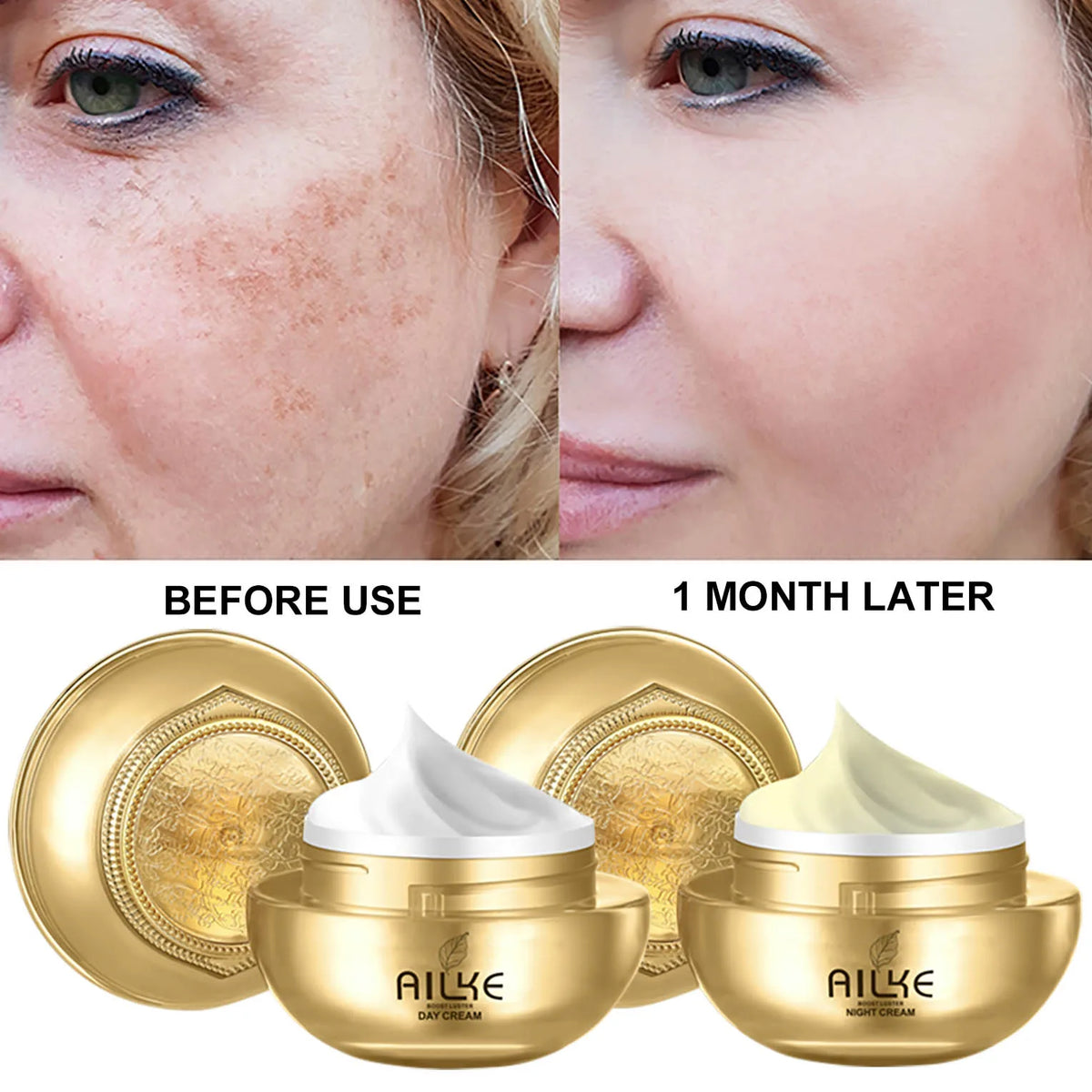 AILKE Collagen Whitening Cream for Dark Spots and Wrinkles