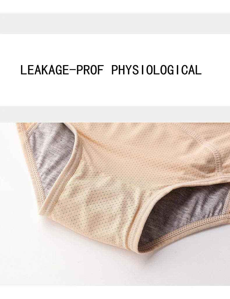 3pcs/Set Menstrual Period Panties Proof Briefs High Waist Warm Female Women Sexy Pants Leak Proof Incontinence Underwear wt02
