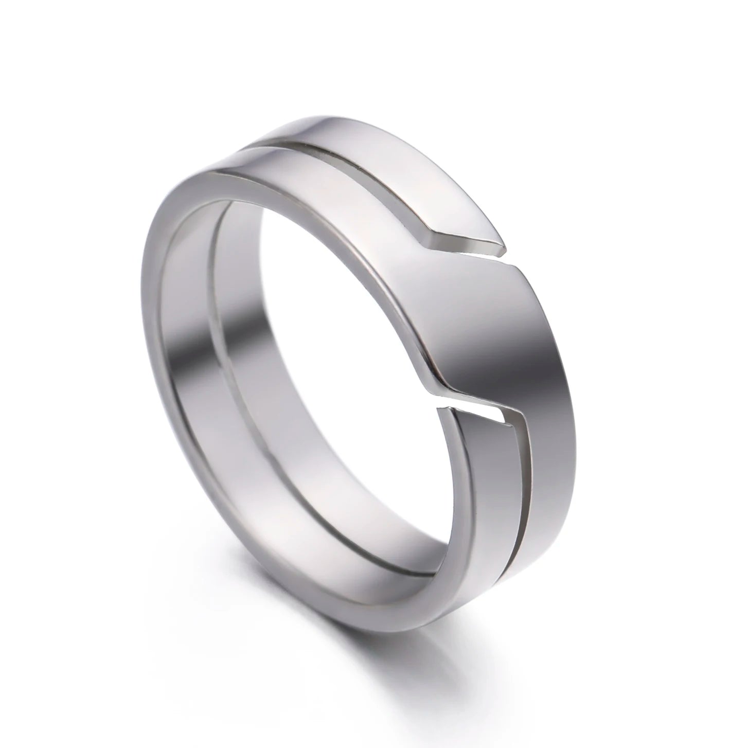 Skyrim Stainless Steel Ring For Men Women'S Black Minimalist Casual Finger Rings 2025 Couple Jewelry Wedding For Lover