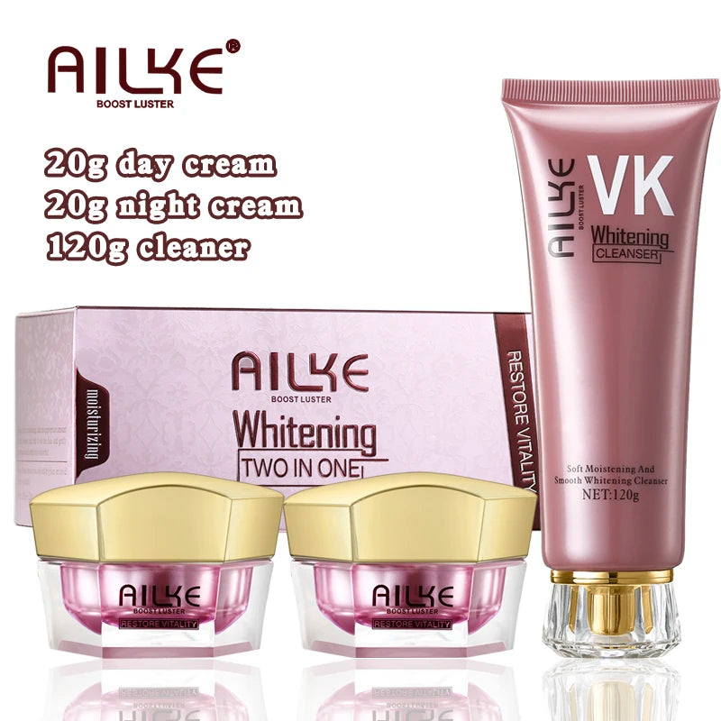 AILKE Purple Rose Whitening Facial Cream - 25g Brightening Moisturizer