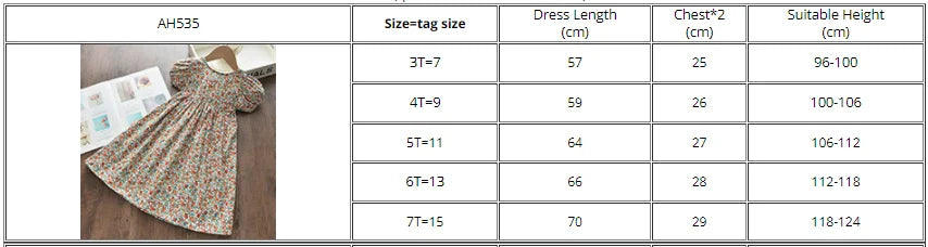 Bear Leader Floral Girls Dress Floral Kids Dresses Girls Princess Dress Children Clothes Girls Dress Casual Wear 3 7Y Vestido