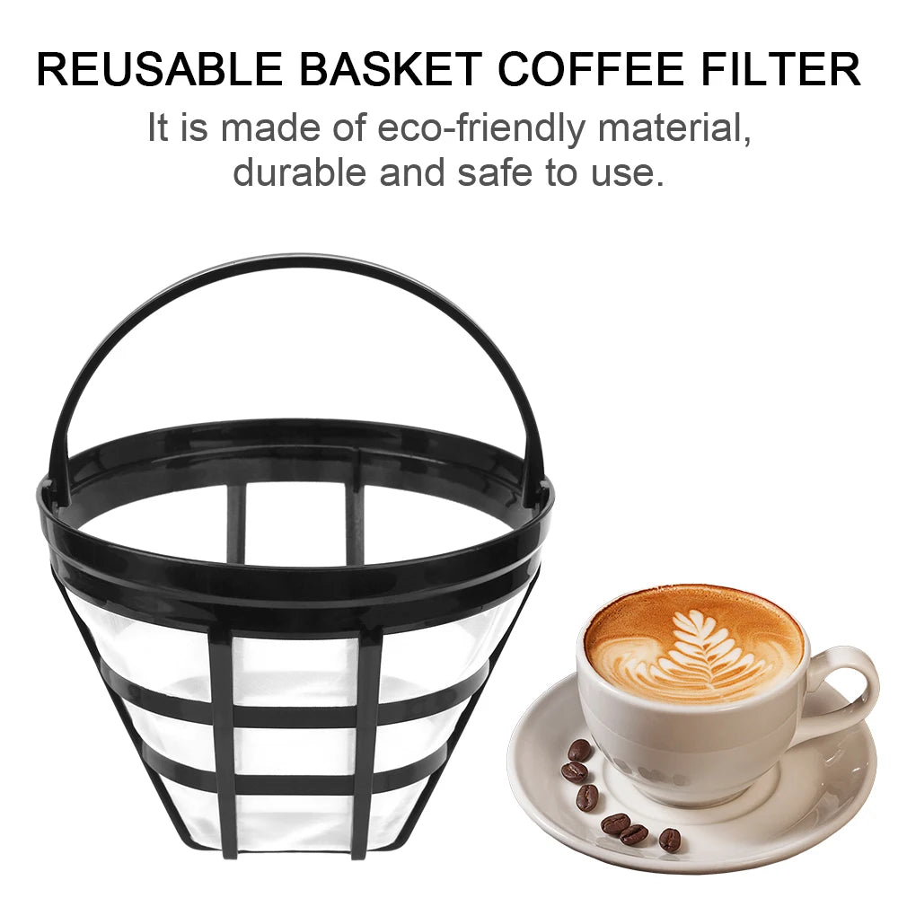 Utensilio de Cocina Cafetera Colador Malla Herramienta de Preparación Filtro de Café Accesorios para Cafetera Cesta Recargable Estilo Taza