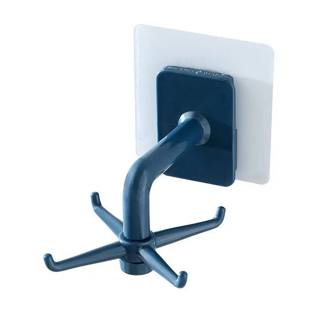 Organizador de Ganchos de Cocina Colgador de Baño Soporte de Pared para Secar Platos de Tapas Accesorios de Cocina Estante de Almacenamiento de Armario