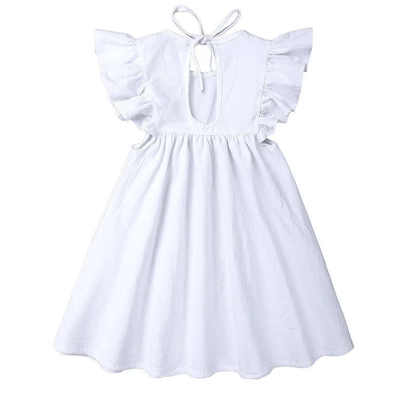 Girls Ruffle Princess Sundress  | Cotton  Party Dress