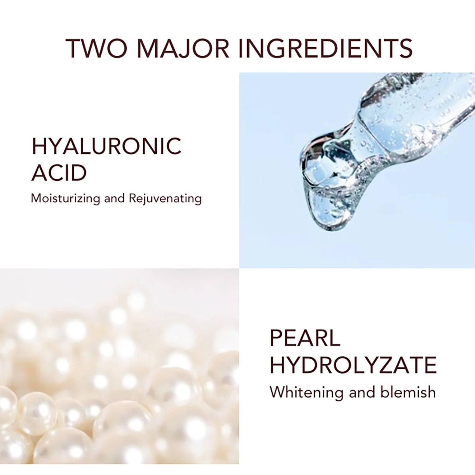 AILKE Whitening Facial Serum, With Highly Concentrated Hyaluronic Acid And Vitamin B3, Anti-Wrinkles, Remove Dark Spots, Clean