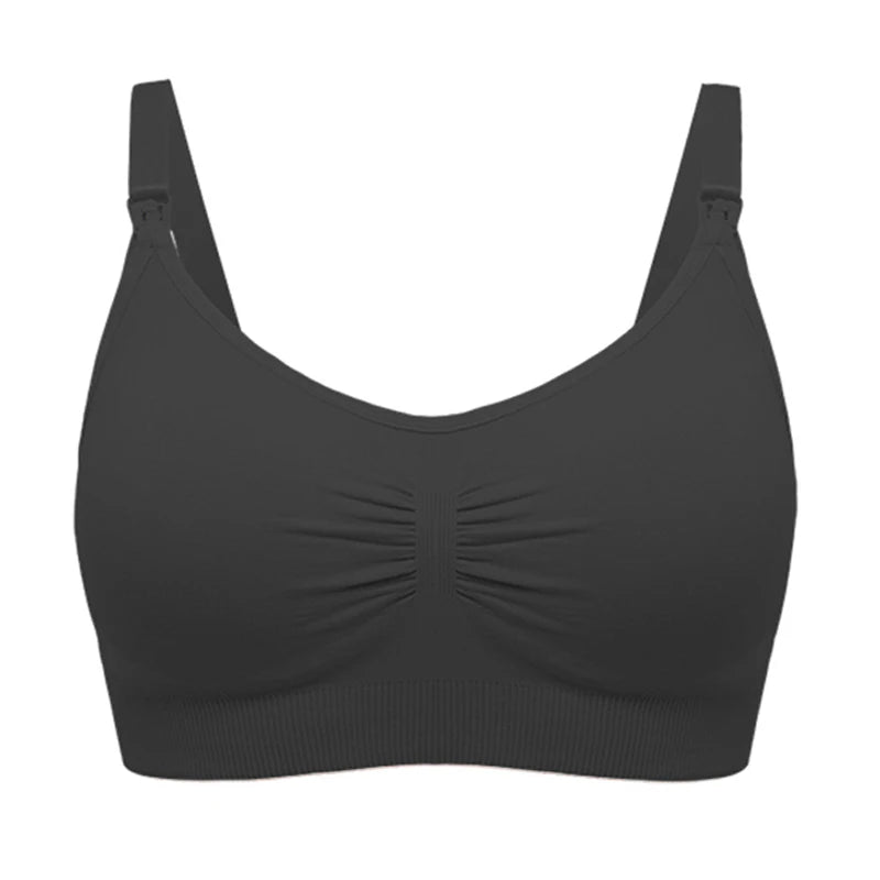 High Quality Plus Size Nursing Bra Breathable Women'S Breastfeeding Underwear Seamless Maternity Bra Push Up