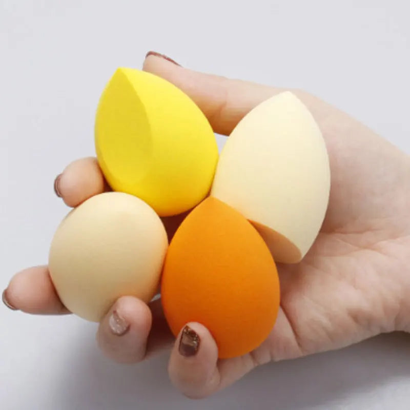 Makeup Sponge Set 4Pcs Premium Beauty Blenders For Flawless Foundation For All Skin Types