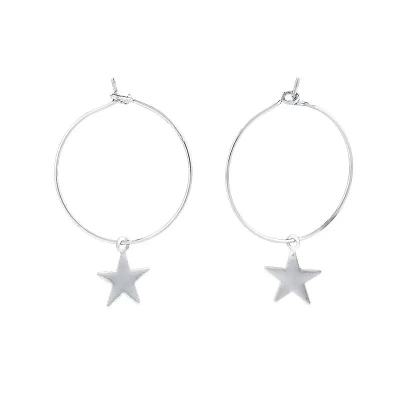 Pendientes Corazón Geométrico Hueco Tono Dorado Para Mujer Regalo Joyería Accesorio Moderno Elegante