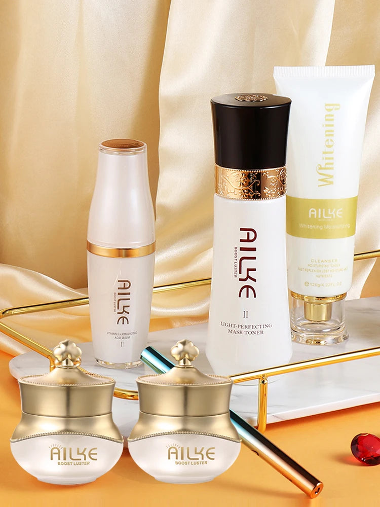 AILKE Anti-Wrinkles Whitening Skin Care Face Cream, With Collagen, Rose, Moisturizing, Brightening, Women Facial Korean Cosmetic