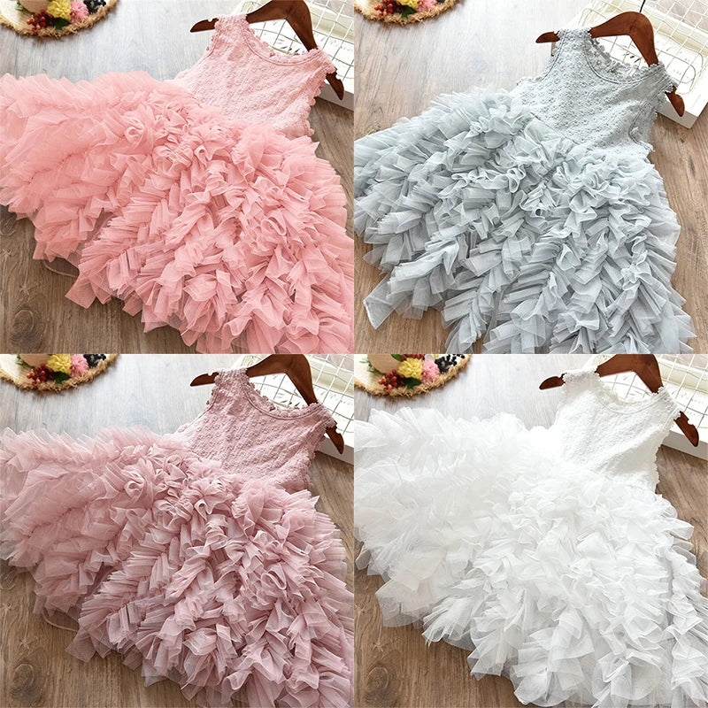 Princess Girls Dress Baby Girls Clothes Children Clothing Summer Party tutu Kids Dresses for Girls Toddler Girls Casual Dress