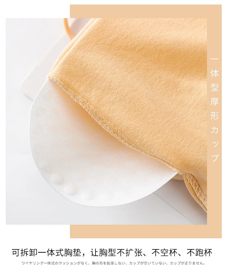 Women Cotton Underwear Tube Top Bra Ladies Thread Bra Comfort Tank Up Women Sports Bra Sexy Top Female Crop Top Sexy Lingerie